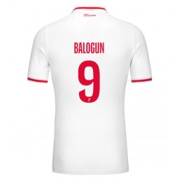 AS Monaco Folarin Balogun #9 Thuis tenue 2024-25 Korte Mouw